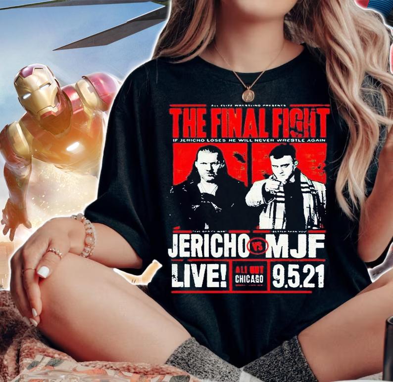 The Final Fight All Out Chicago 2021 Matchup Chris Jericho vs MJF T-shirt woman shirt