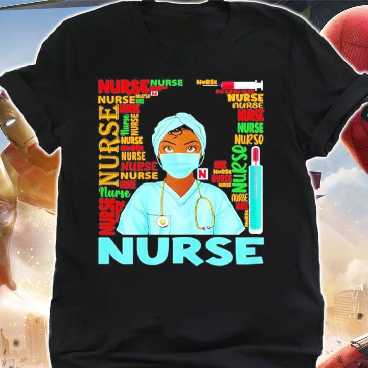 Womens day black nurse 2020 costume black history month shirt
