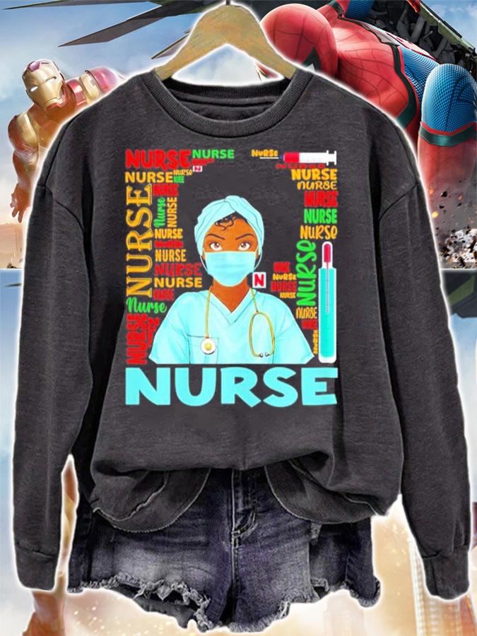 Womens day black nurse 2020 costume black history month shirt
