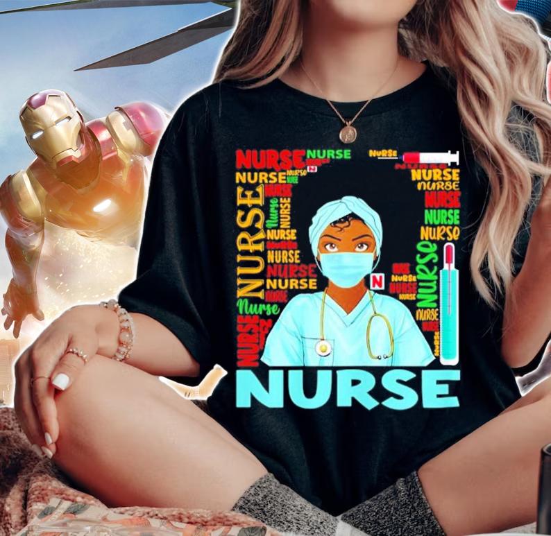 Womens day black nurse 2020 costume black history month shirt