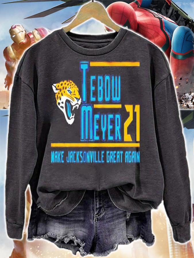 Tebow Meyer 2021 make Jacksonville great again shirt sweatshirt