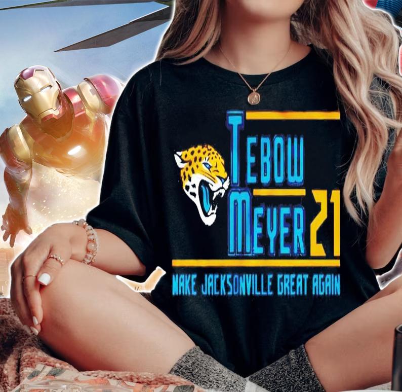 Tebow Meyer 2021 make Jacksonville great again shirt woman shirt