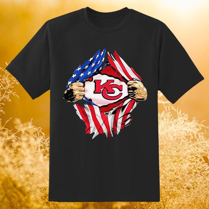 Official Kansas City Chiefs Inside 4th Of July Independence Day T-Shirt