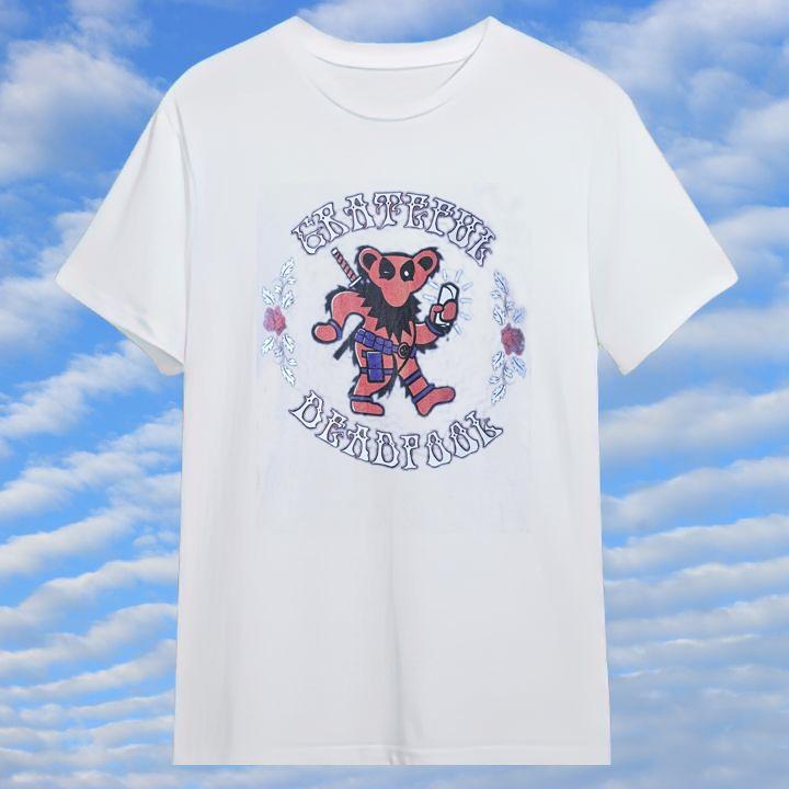 Funny Grateful Deadpool Grateful Dead Dancing Bear Shirt