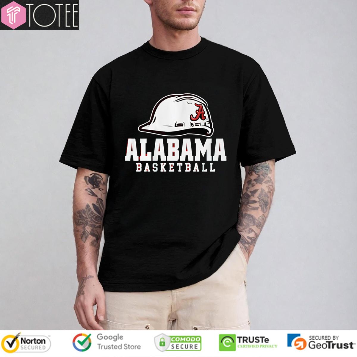 Hard Hat Alabama Crimson Tide Basketball T-Shirt