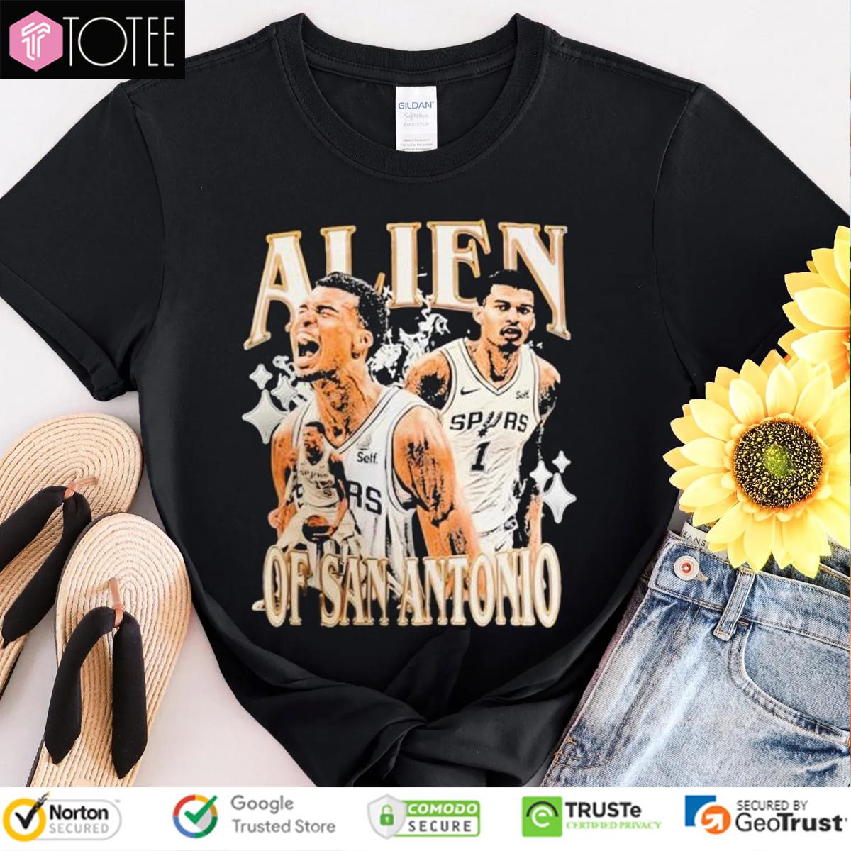 Victor Wembanyama Wemby Alien Of San Antonio Spurs Vintage T-Shirt
