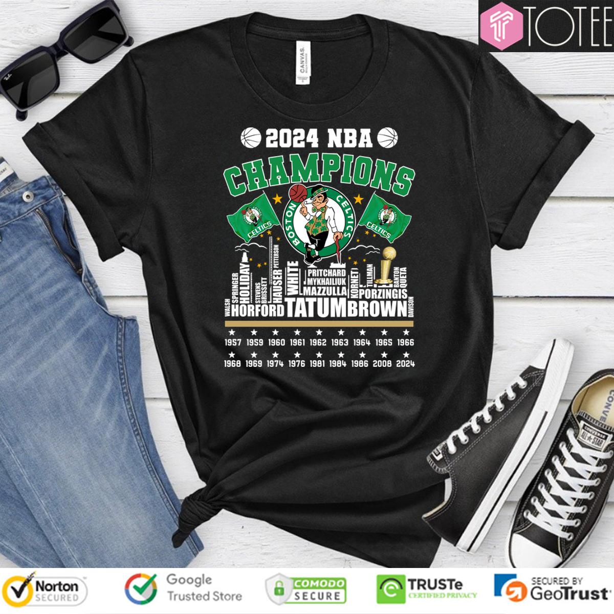 Celtics TShirt: Best NBA Champion Skyline Tshirts