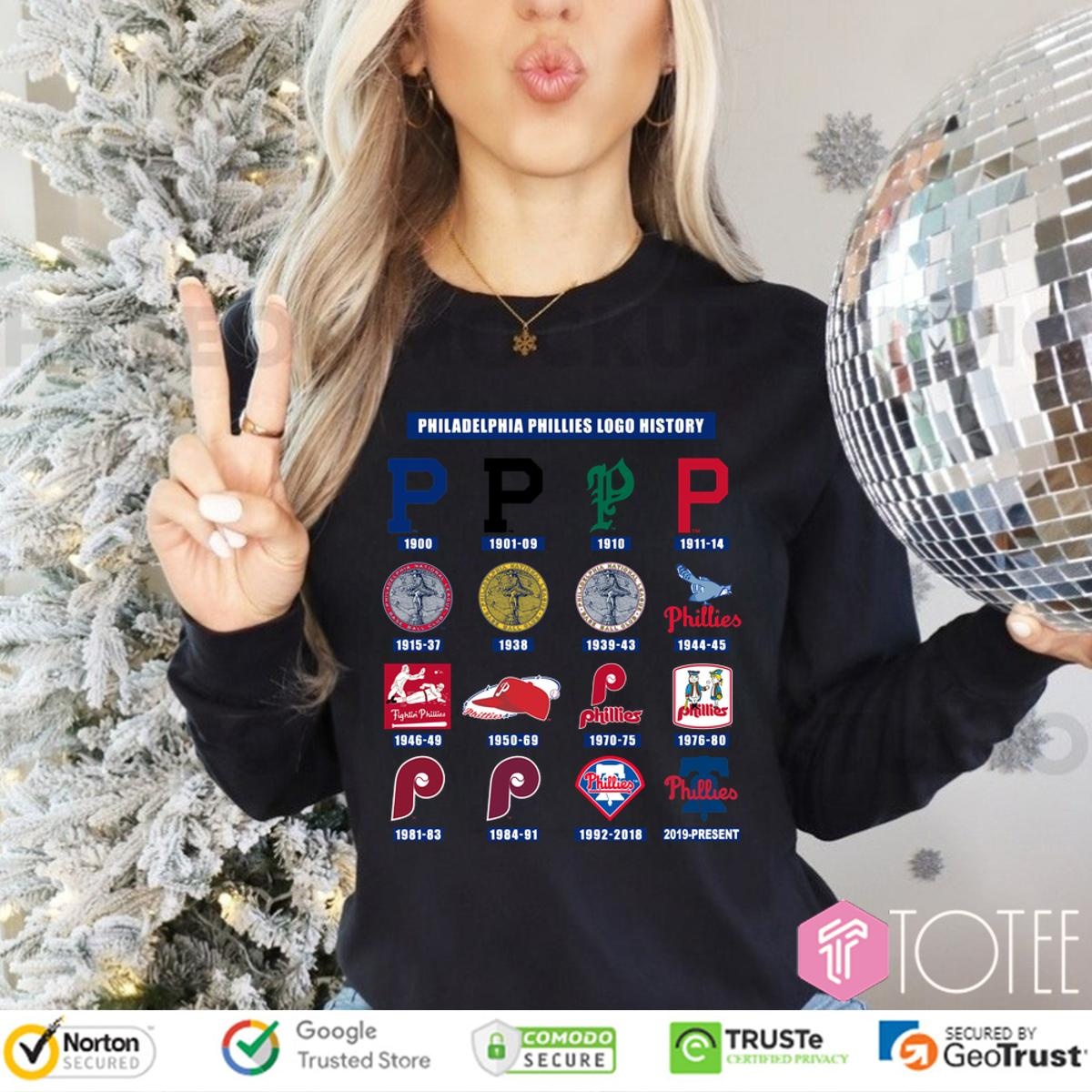 Philadelphia Phillies History Of Team Logos Long Sleeve