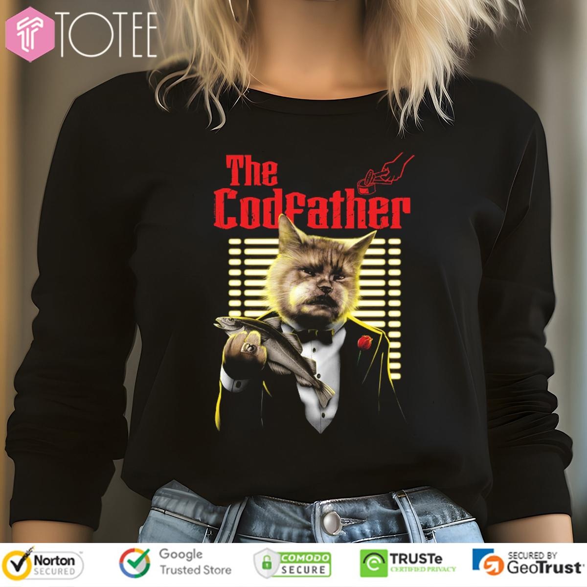 The Codfather Cat Fathers Day Long Sleeve