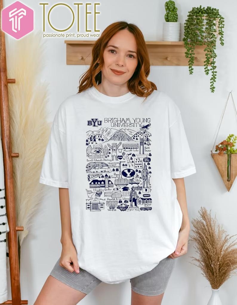 Brigham Young University Art Illustration T-shirt